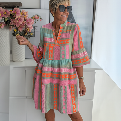 Stacey - Vestido de Verano Bordado Mini