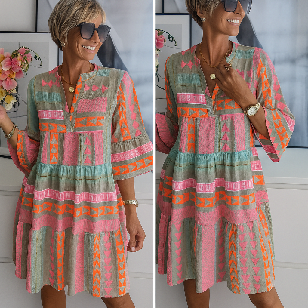 Stacey - Vestido de Verano Bordado Mini