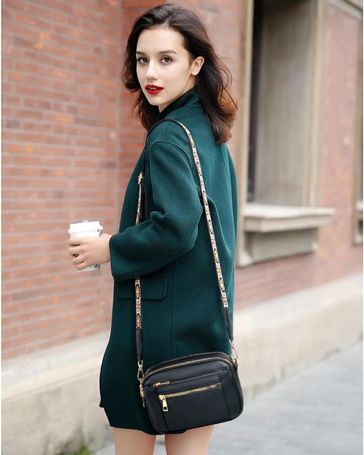 Camille | Elegante Bolso de Cuero con Bolsillos
