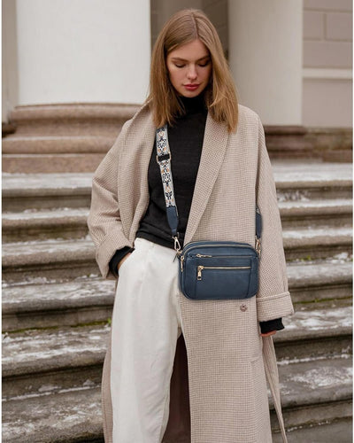 Camille | Elegante Bolso de Cuero con Bolsillos