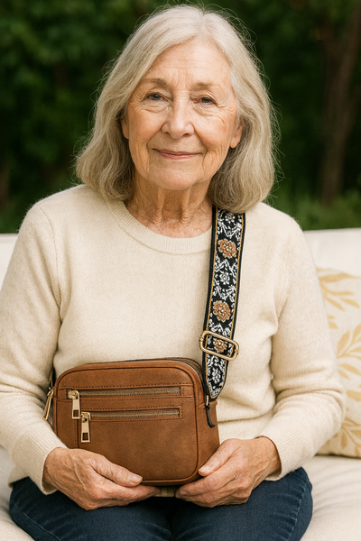 Camille | Elegante Bolso de Cuero con Bolsillos