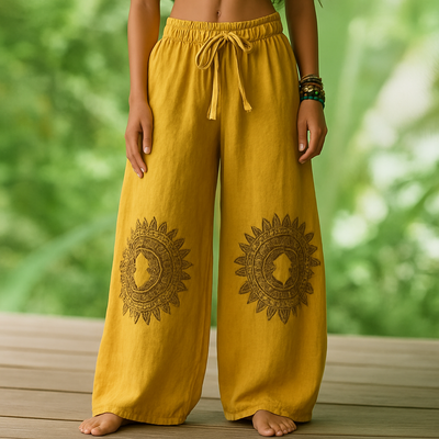 Sara- Pantalón de Yoga Bohemio