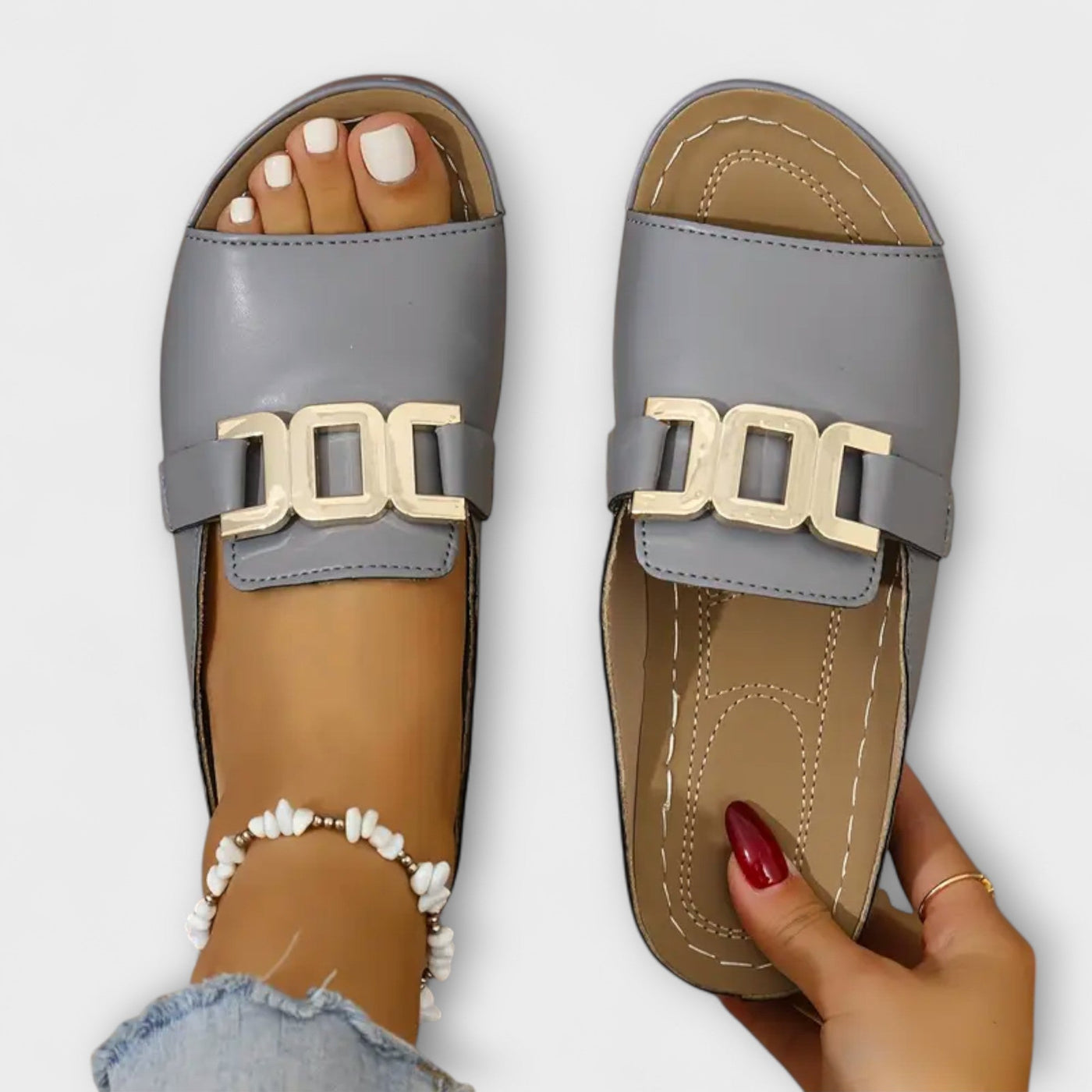 Rebecca – Zapatillas de casa de tacto suave