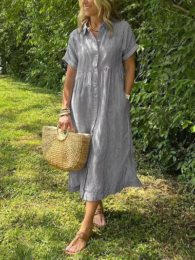 Lunara™ | Vestido de verano con botones
