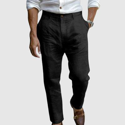 Saint - Tropez Pantalones de lino elegantes
