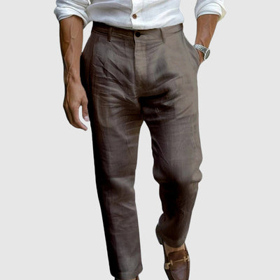 Saint - Tropez Pantalones de lino elegantes