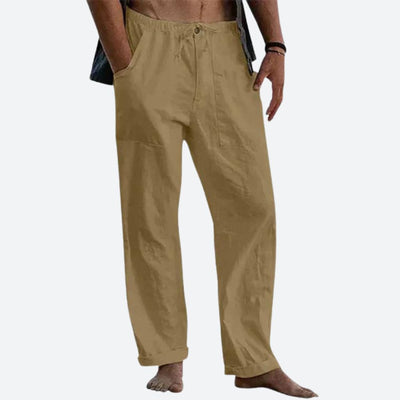Pantalones de lino clásicos