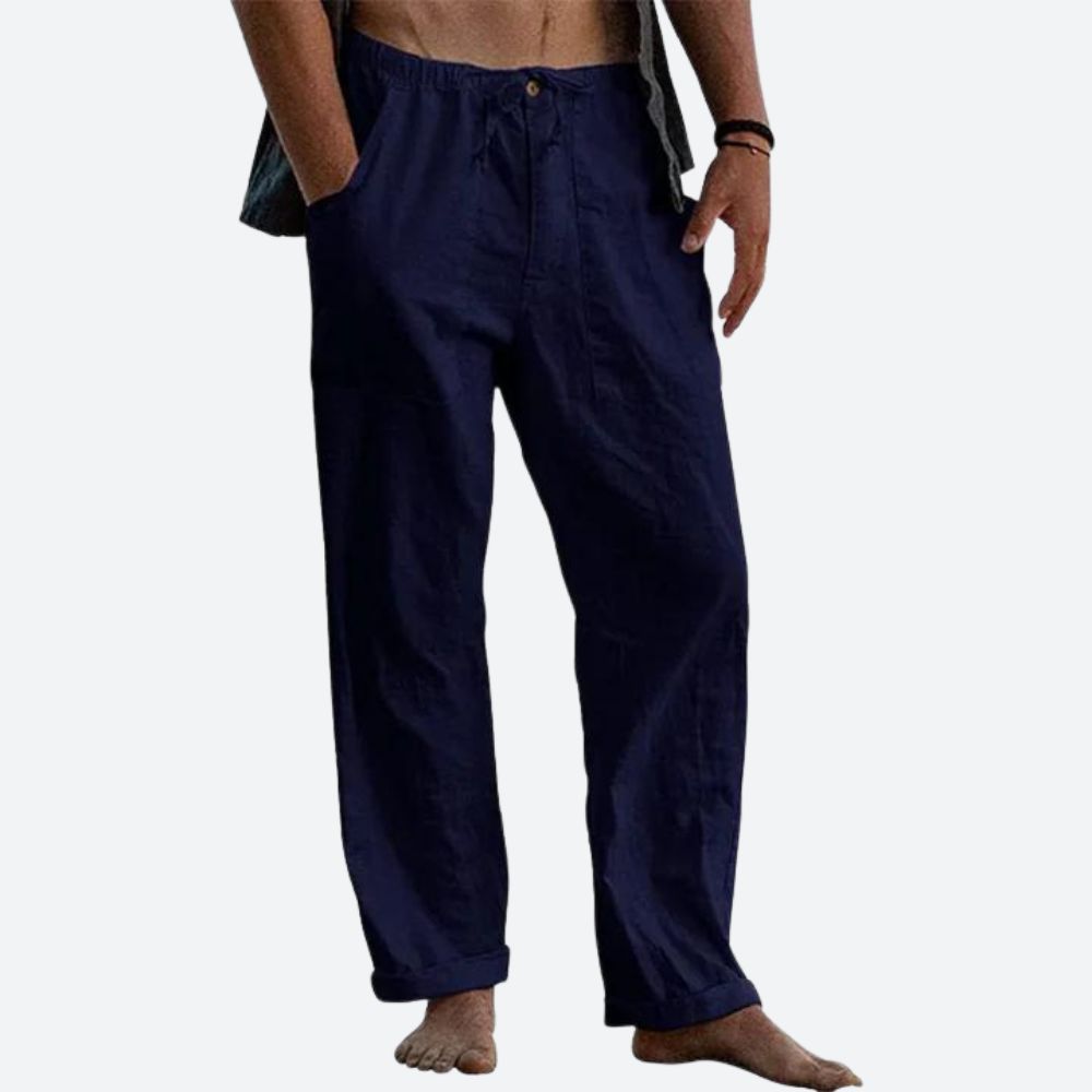 Pantalones de lino clásicos