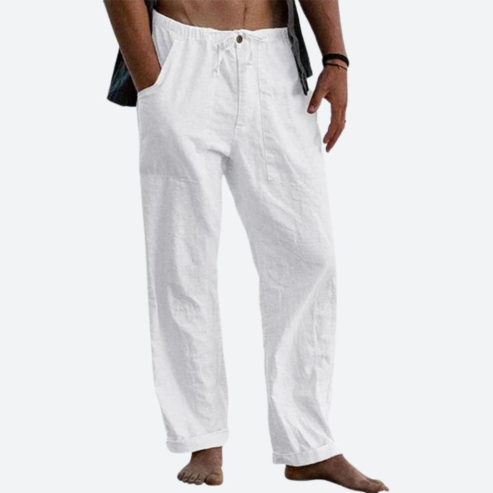 Pantalones de lino clásicos