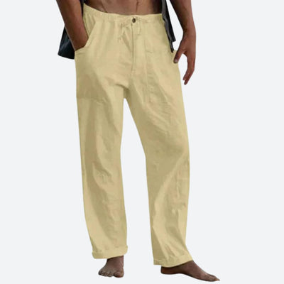 Pantalones de lino clásicos