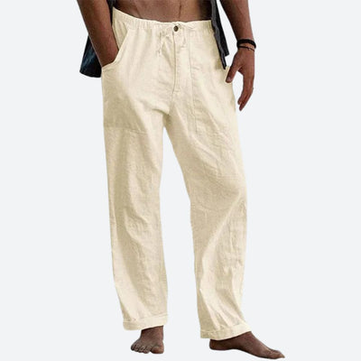 Pantalones de lino clásicos