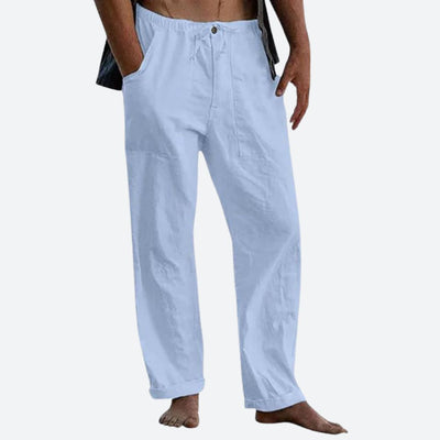 Pantalones de lino clásicos