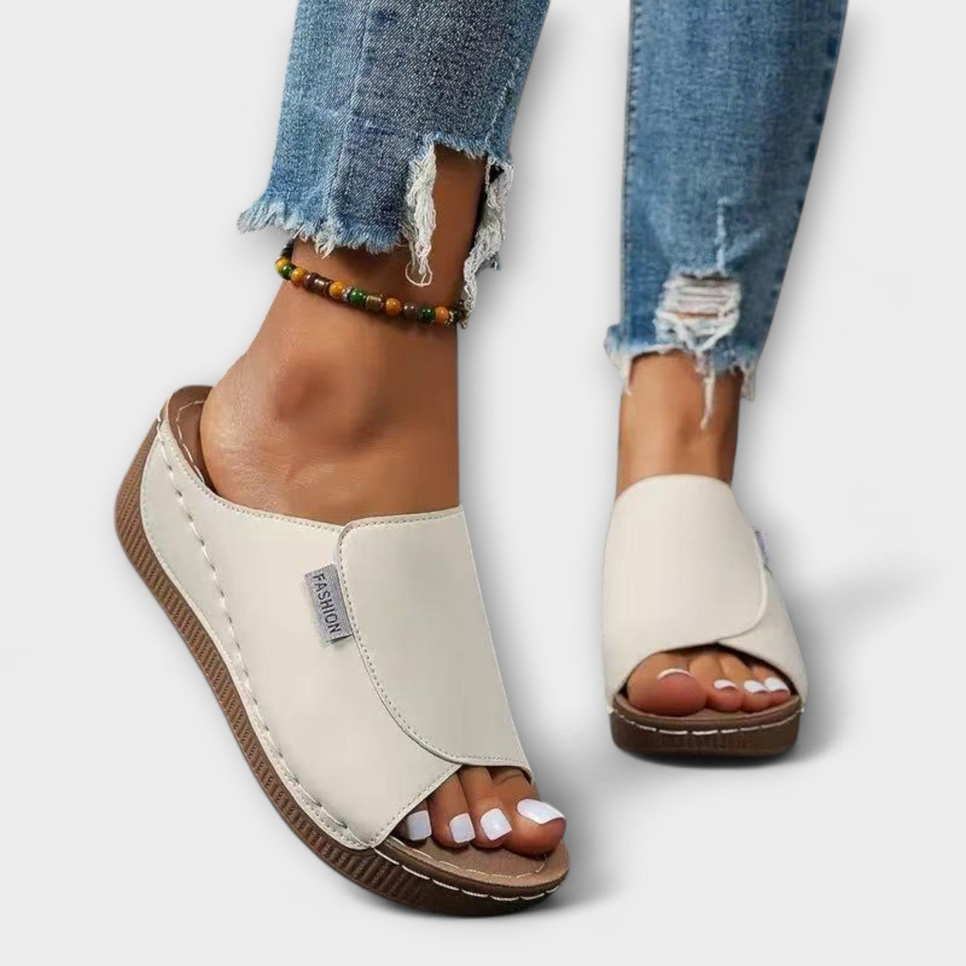 Silvia – Sandalias Slip-On Casual