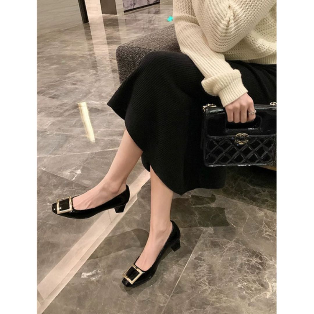 Teona™ | Elegantes sandalias de punta cuadrada y tacón medio