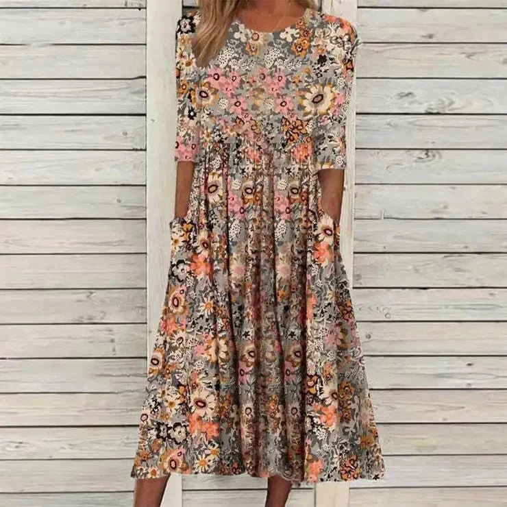 Lunara™ | Vestido de verano floreciente