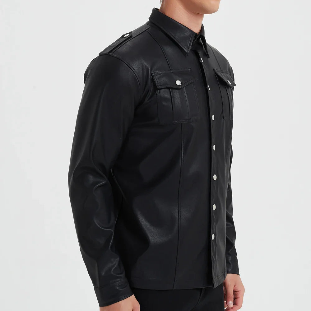 Laluna® | Camiseta de Manga Larga de Cuero