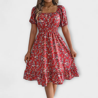 Nora – Vestido de flores veraniego