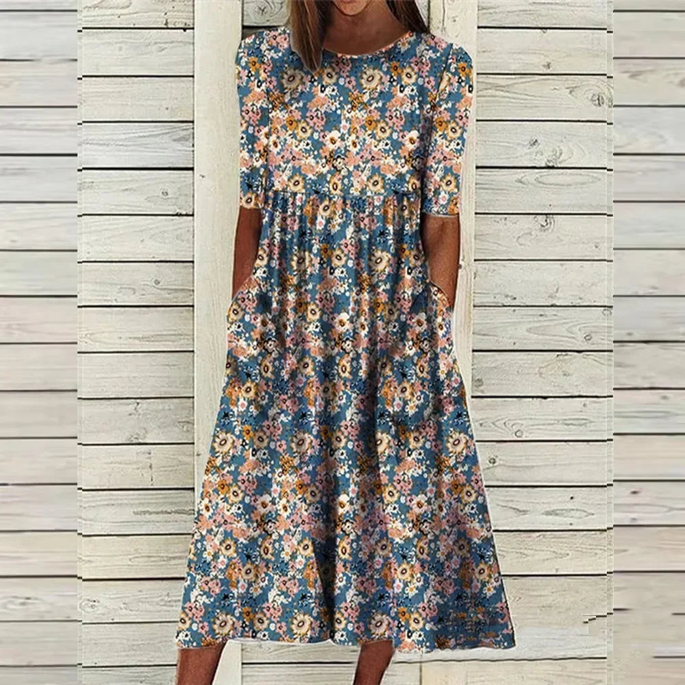 Lunara™ | Vestido de verano floreciente