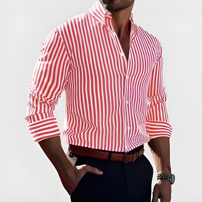 Leo™ | Camisa Confidence a rayas