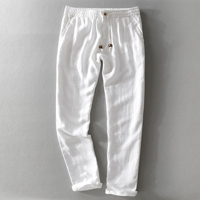 Pantalones de lino casuales Ibiza