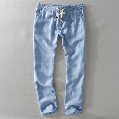 Pantalones de lino casuales Ibiza