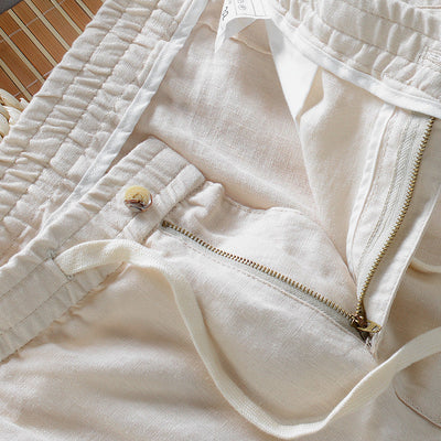 Pantalones de lino casuales Ibiza