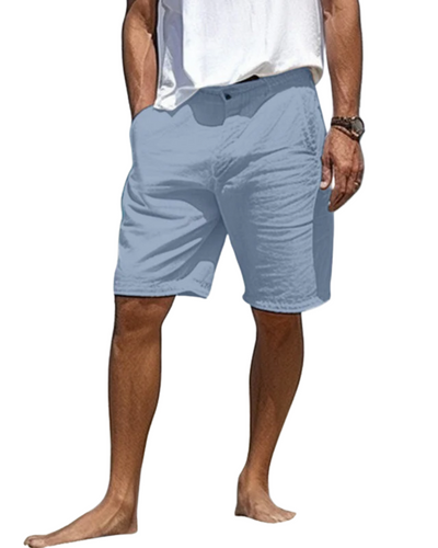 Pantalones cortos de lino elegantes