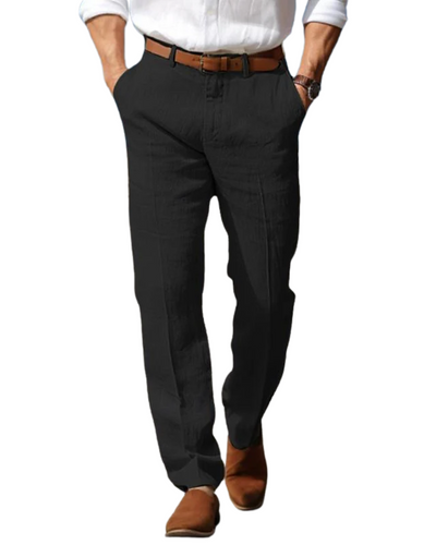 Pantalones de lino elegantes