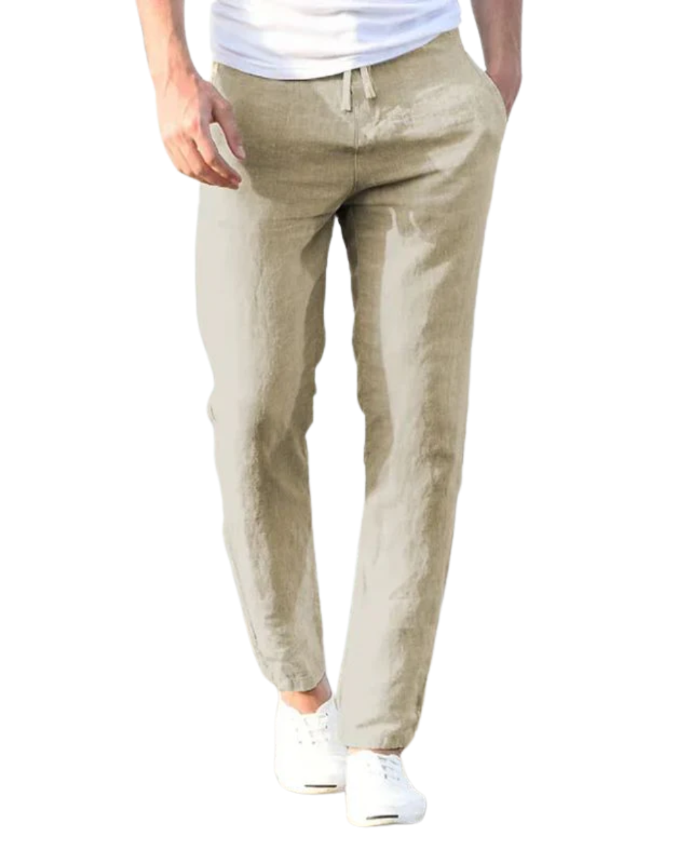 Pantalones de lino casuales