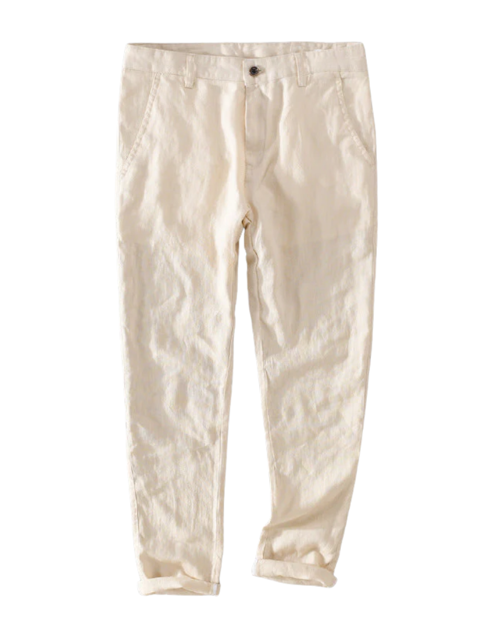 Pantalones de lino premium