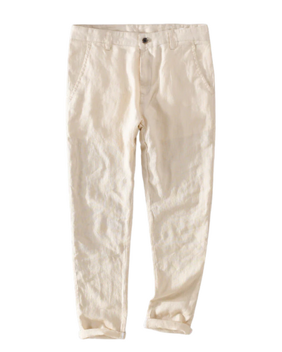Pantalones de lino premium