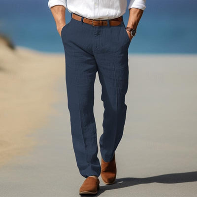 Pantalones de lino elegantes