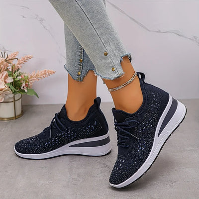 Giselle – Zapatillas ortopédicas con strass brillantes