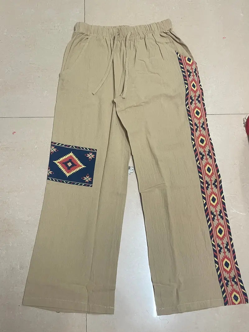 Manuel™ | Pantalón Étnico de Corte Cómodo