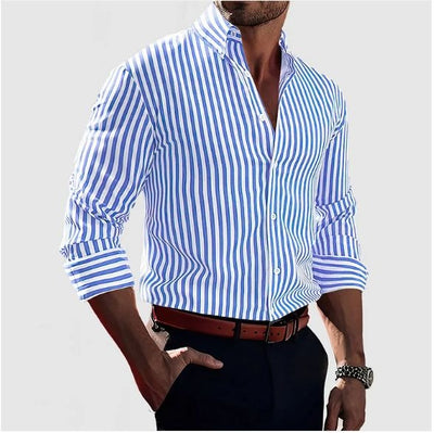 Leo™ | Camisa Confidence a rayas