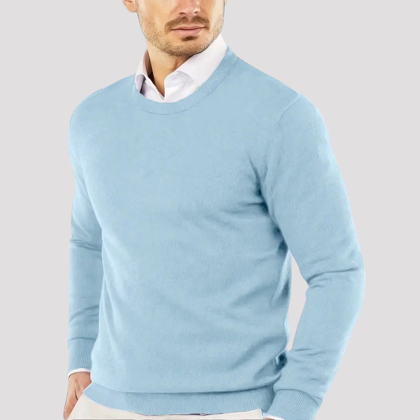 Luis | Suéter Elegante de Lana de Cachemira