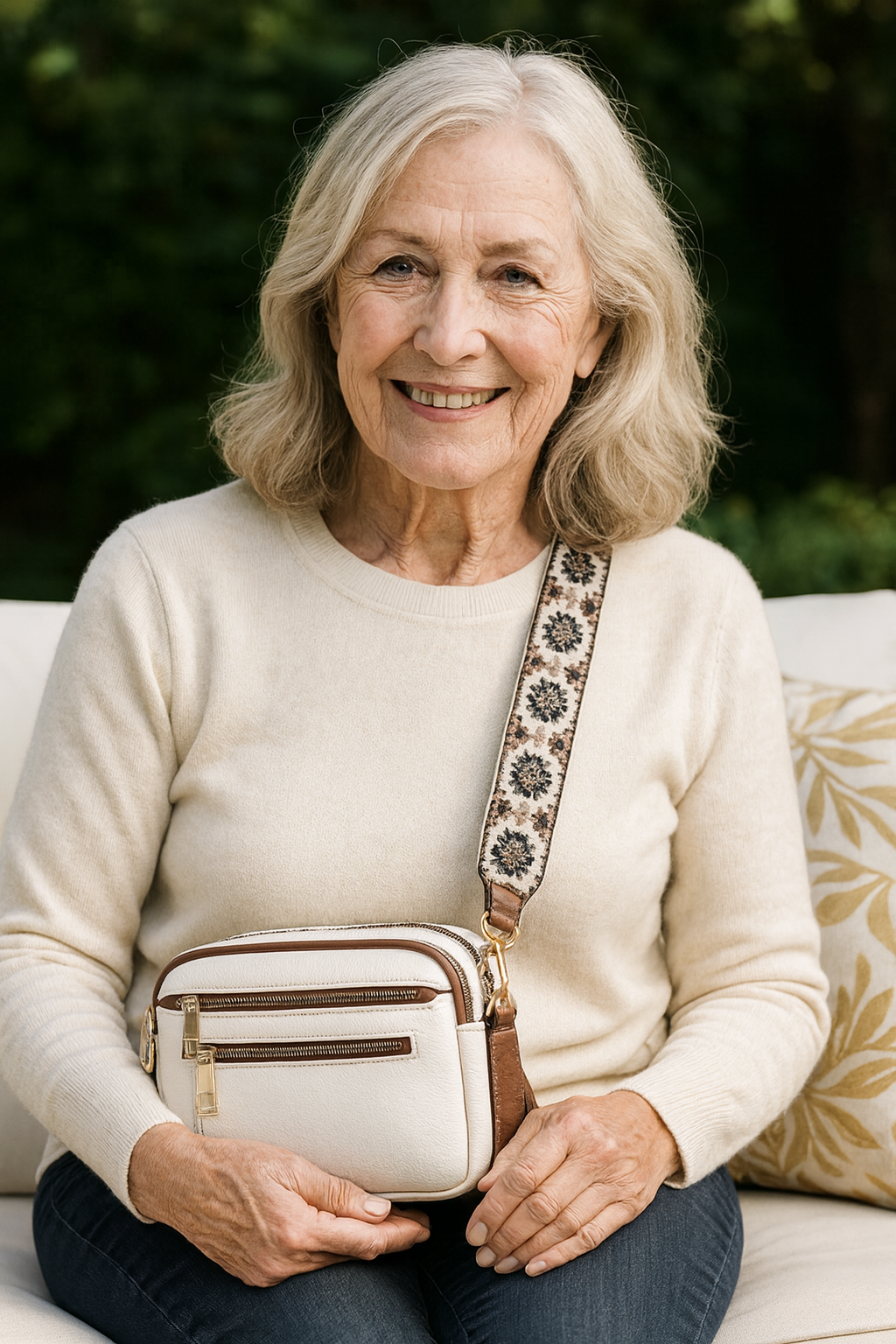 Camille | Elegante Bolso de Cuero con Bolsillos