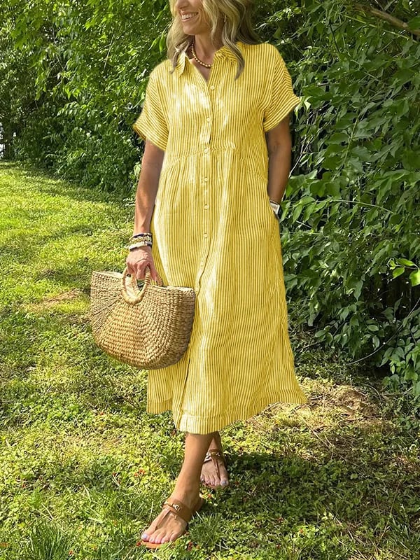 Lunara™ | Vestido de verano con botones