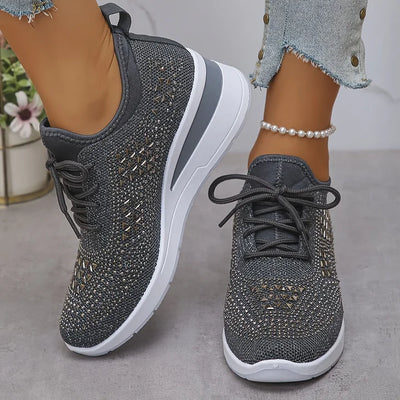 Giselle – Zapatillas ortopédicas con strass brillantes