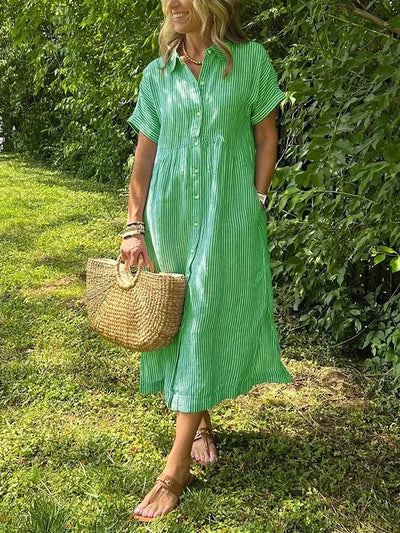Lunara™ | Vestido de verano con botones