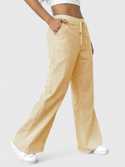 Dominique | Pantalón ancho y cómodo con detalles elegantes