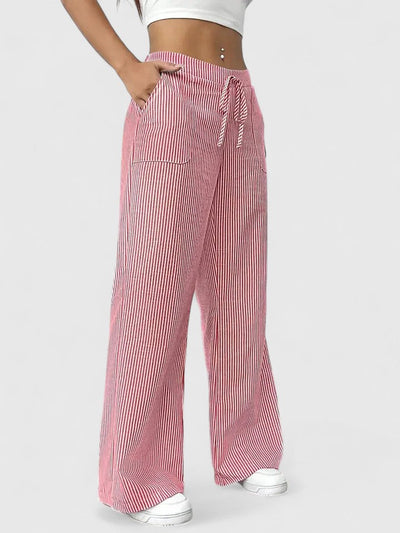 Dominique | Pantalón ancho y cómodo con detalles elegantes