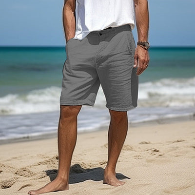 Pantalones cortos de lino elegantes