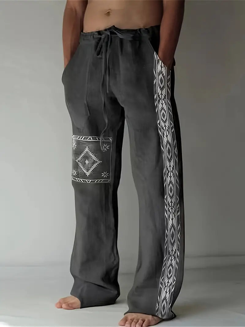 Manuel™ | Pantalón Étnico de Corte Cómodo