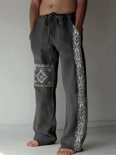 Manuel™ | Pantalón Étnico de Corte Cómodo