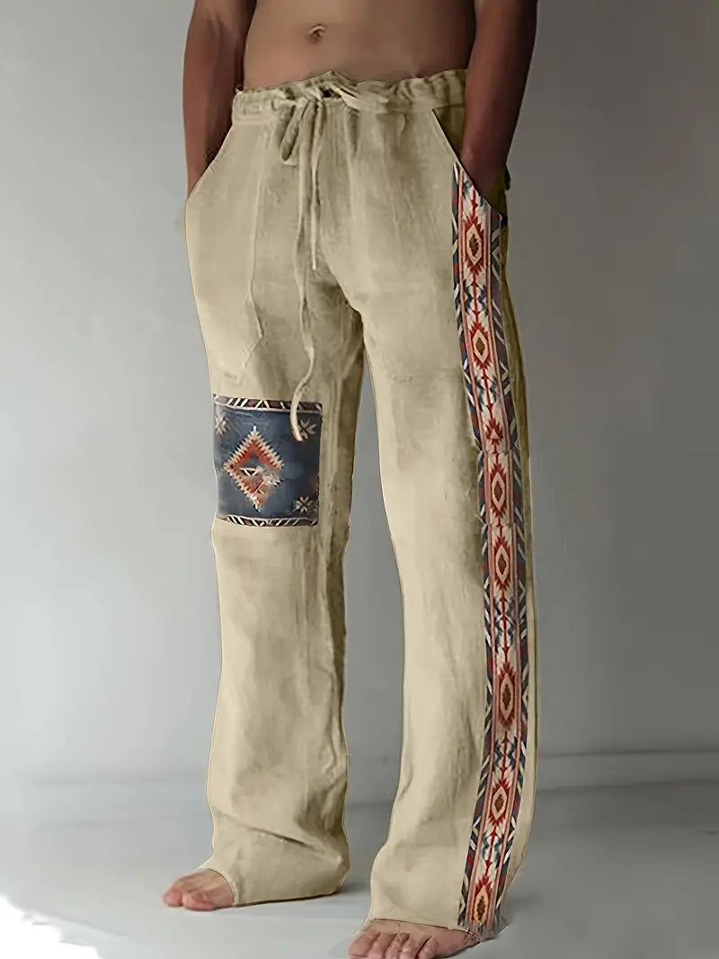 Manuel™ | Pantalón Étnico de Corte Cómodo