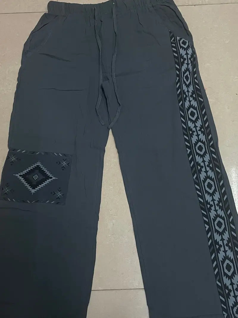 Manuel™ | Pantalón Étnico de Corte Cómodo