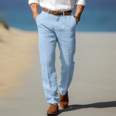 Pantalones de lino elegantes