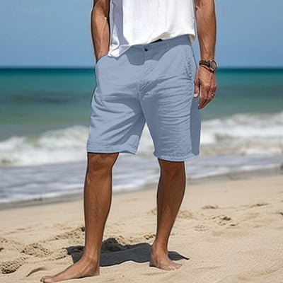 Pantalones cortos de lino elegantes