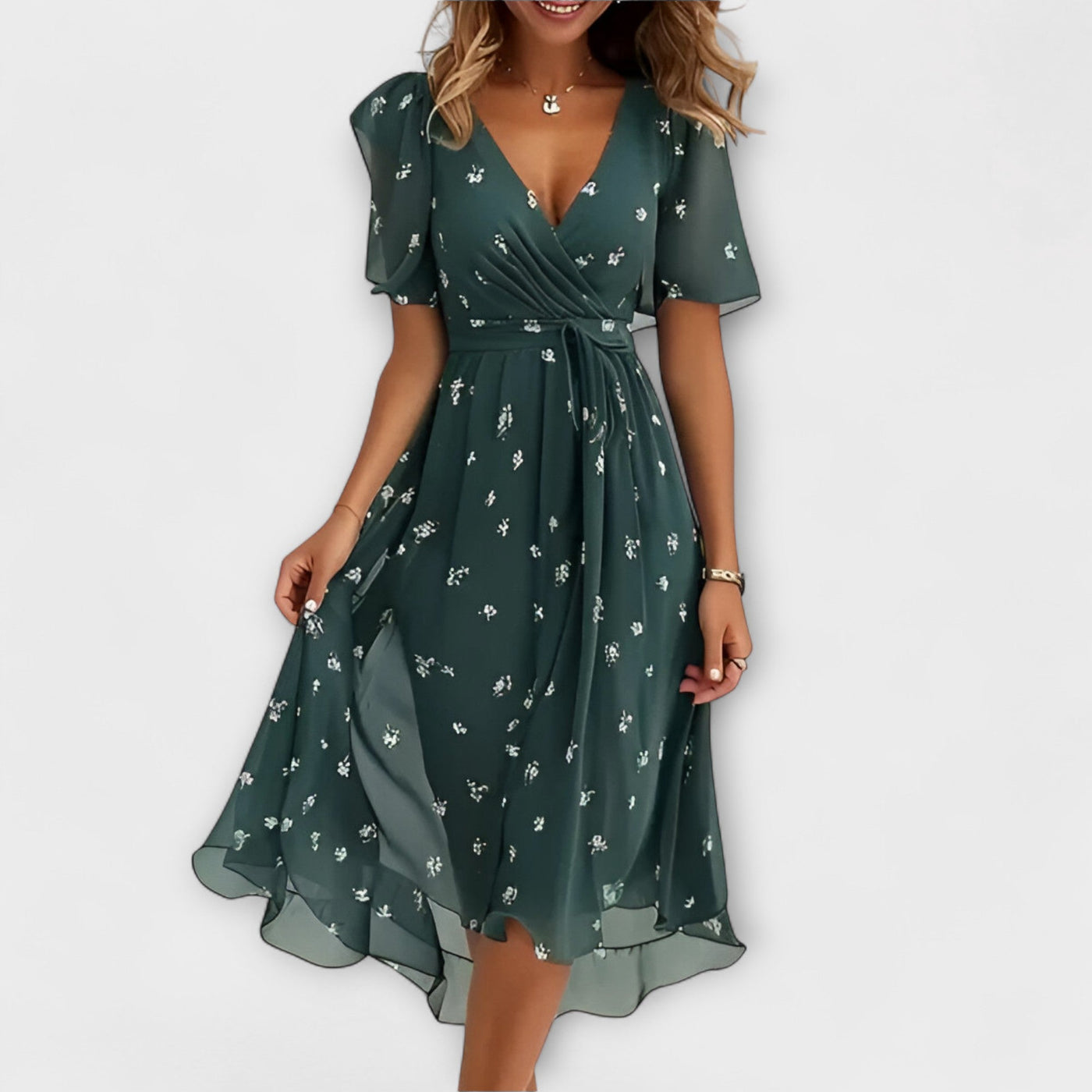Lucia – Vestido con escote en V